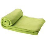Huggy fleece plaid blanket with carry pouch - Image 5