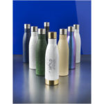 Vasa 500 ml wood-look copper vacuum insulated bottle - Image 5