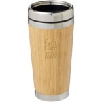 Bambus 450 ml tumbler with bamboo outer - Image 3
