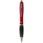 Nash ballpoint pen coloured barrel and black grip - Image 3