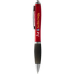 Nash ballpoint pen coloured barrel and black grip - Image 2