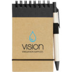Zuse A7 recycled jotter notepad with pen - Image 7
