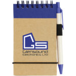 Zuse A7 recycled jotter notepad with pen - Image 12