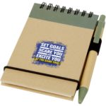 Zuse A7 recycled jotter notepad with pen - Image 16