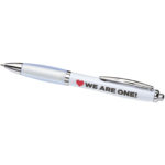 Nash ballpoint pen with coloured barrel and grip - Image 2