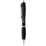 Nash ballpoint pen with coloured barrel and grip - Image 39