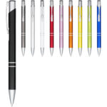 Moneta anodized aluminium click ballpoint pen - Image 8