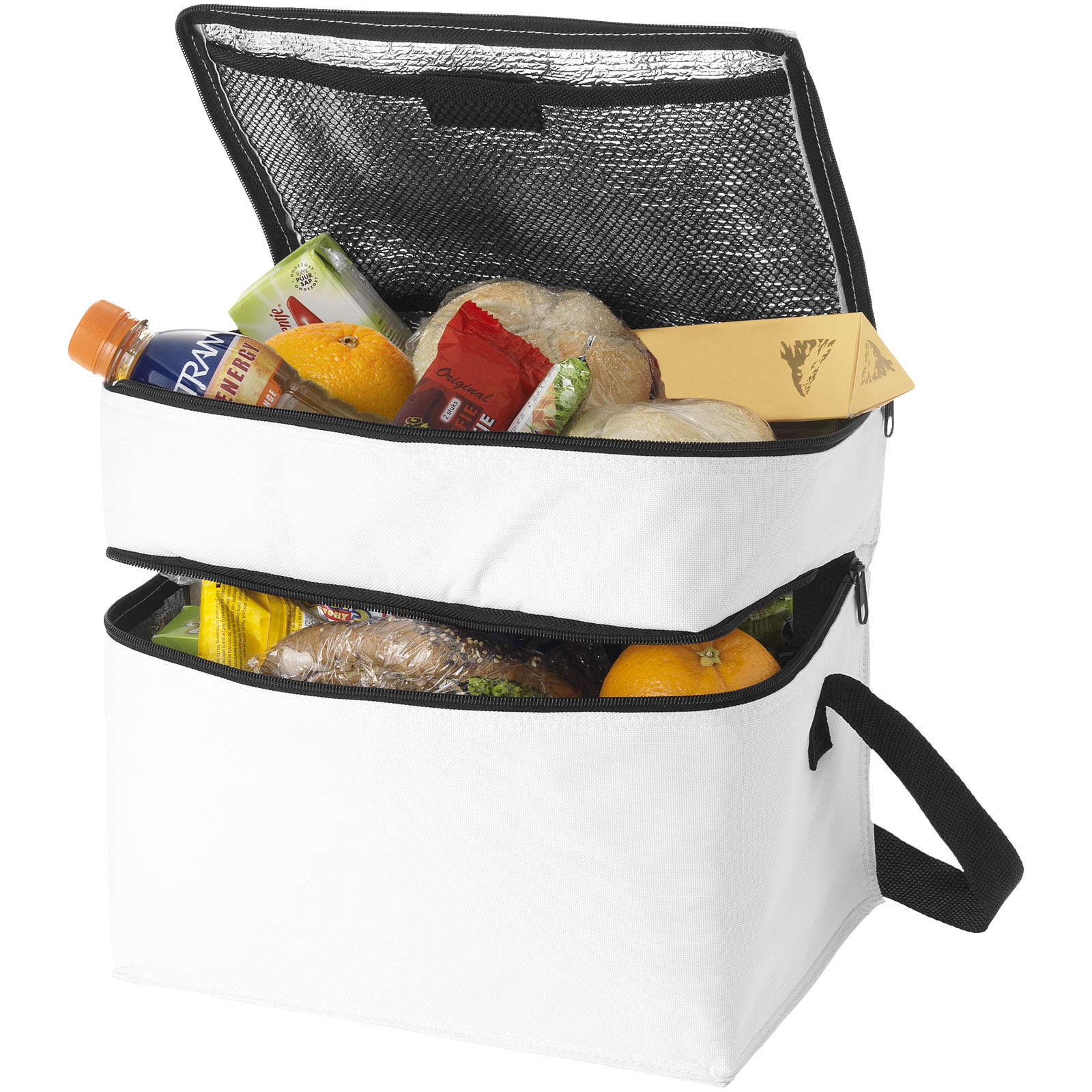 PICTURE 1095 Oslo 2-zippered compartments cooler bag - Image 1