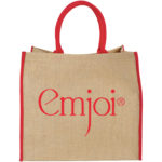 Harry coloured edge jute tote bag - Image 25