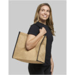Harry coloured edge jute tote bag - Image 30