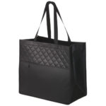 Quilto laminated non-woven shopping tote bag