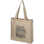 Pheebs 210 g/m² recycled gusset tote bag - Image 2