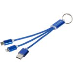 Metal 3-in-1 charging cable with keychain - Image 13