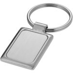 Sergio rectangular metal keychain - Image 5