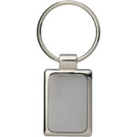 Sergio rectangular metal keychain - Image 4