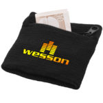 Brisky performance wristband with zippered pocket - Image 2