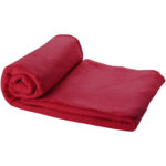 Huggy fleece plaid blanket with carry pouch - Image 59