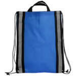 Reflective non-woven drawstring backpack - Image 2
