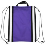 Reflective non-woven drawstring backpack - Image 8
