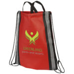 Reflective non-woven drawstring backpack - Image 15
