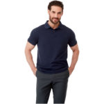 Beryl short sleeve men's GOTS organic GRS recycled polo - Image 7