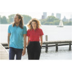 Beryl short sleeve men's GOTS organic GRS recycled polo - Image 16