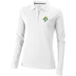 Oakville long sleeve women's polo - Image 4