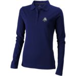Oakville long sleeve women's polo - Image 11