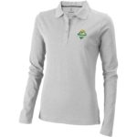 Oakville long sleeve women's polo - Image 19