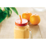 Glass Mason jar with straw | TROPICAL TWIST - Image 7