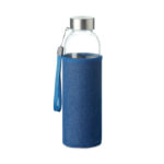 Glass bottle in pouch 500 ml | UTAH DENIM