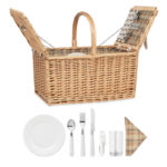 Wicker picnic basket 4 people | MIMBRE PLUS