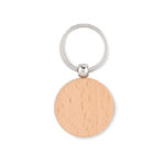 Round wooden key ring | TOTY WOOD