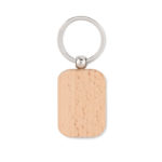Rectangular wooden key ring | POTY WOOD