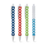 CIRCLE. Ball pen with rubber finish | Plastic Ball Pens - Image 2