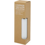 Hulan 540 ml copper vacuum insulated stainless steel bottle with bamboo lid | Insulated bottles - Image 5