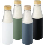 Hulan 540 ml copper vacuum insulated stainless steel bottle with bamboo lid | Insulated bottles - Image 19