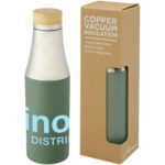 Hulan 540 ml copper vacuum insulated stainless steel bottle with bamboo lid | Insulated bottles - Image 24