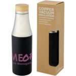 Hulan 540 ml copper vacuum insulated stainless steel bottle with bamboo lid | Insulated bottles - Image 34
