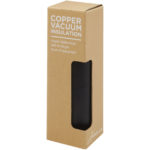 Ljungan 500 ml copper vacuum insulated stainless steel bottle with PU leather strap and lid | Insulated bottles - Image 14