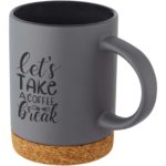 Neiva 425 ml ceramic mug with cork base | Standard mugs - Image 8