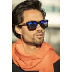 Hiru rPET/wood mirrored polarized sunglasses in gift box | Sunglasses - Image 8