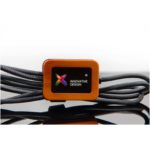 SCX.design C38 3-in-1 rPET light-up logo charging cable with squared wooden casing | Cables - Image 15