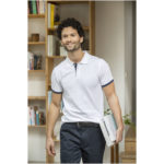 Morgan short sleeve men's duotone polo - Image 34