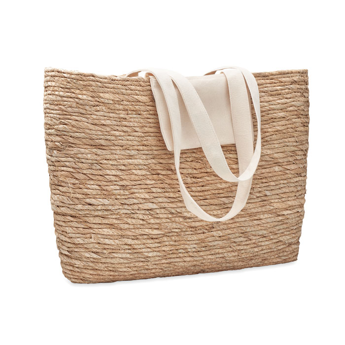 mo6486-13 Woven cattail leaves bag | PRAIA - Image 1