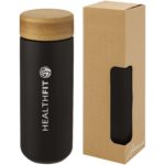 Lumi 300 ml ceramic tumbler with bamboo lid | Travel mugs - Image 12