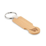 Bamboo euro token key ring | COMPRAS