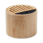 Round bamboo wireless speaker | ROUND LUX