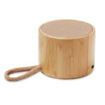 Round bamboo wireless speaker | COOL