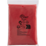 Mayan recycled plastic disposable rain poncho with storage pouch | Rain Ponchos - Image 13